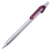 SNAKE, ручка шариковая, бордовый, серебристый корпус, металл (Изображение 1)