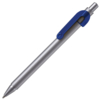 SNAKE, ручка шариковая, синий, серебристый корпус, металл (Изображение 1)
