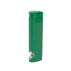 Зажигалка пьезо ISKRA с открывалкой, зеленая, 8,2х2,5х1,2 см, пластик/тампопечать (Изображение 1)