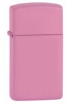 Зажигалка ZIPPO Slim® с покрытием Pink Matte, латунь/сталь, розовая, матовая, 29x10x60 мм