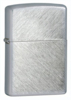 Зажигалка ZIPPO с покрытием Herringbone Sweep, латунь/сталь, серебристая, матовая, 38x13x57 мм (Изображение 1)