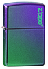 Зажигалка ZIPPO Classic с покрытием Iridescent, латунь/сталь, фиолетовая, матовая, 38x13x57 мм (Изображение 1)