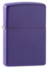 Зажигалка ZIPPO Classic с покрытием Purple Matte, латунь/сталь, фиолетовая, матовая, 38x13x57 мм (Изображение 1)