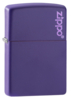 Зажигалка ZIPPO Classic с покрытием Purple Matte, латунь/сталь, фиолетовая, матовая, 38x13x57 мм (Изображение 1)
