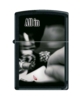 Зажигалка ZIPPO All In с покрытием Black Matte, латунь/сталь, чёрная, матовая, 38x13x57 мм (Изображение 1)