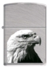Зажигалка ZIPPO Орёл, с покрытием Chrome Arch, латунь/сталь, серебристая, матовая, 38x13x57 мм (Изображение 1)