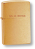 Зажигалка ZIPPO с покрытием Brushed Brass, латунь/сталь, золотистая, матовая, 38x13x57 мм (Изображение 1)