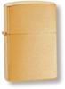 Зажигалка ZIPPO с покрытием Brushed Brass, латунь/сталь, золотистая, матовая, 38x13x57 мм (Изображение 1)