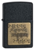 Зажигалка ZIPPO Classic с покрытием Black Crackle™, латунь/сталь, чёрная, матовая, 38x13x57 мм (Изображение 1)