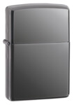 Зажигалка ZIPPO Classic с покрытием Black Ice®, латунь/сталь, чёрная, глянцевая, 38x13x57 мм