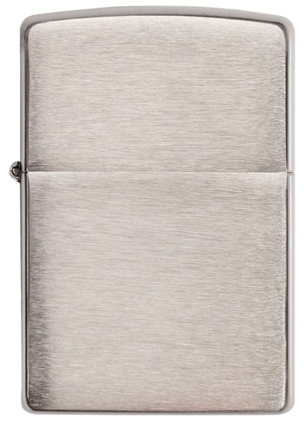 Зажигалка ZIPPO Armor™ c покрытием Brushed Chrome, латунь/сталь, серебристая, матовая, 38x13x57 мм (Изображение 1)