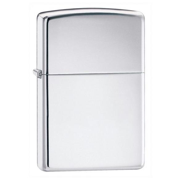 Зажигалка ZIPPO Armor™ c покрытием High Polish Chrome, латунь/сталь, серебристая, 38x13x57 мм (Изображение 1)