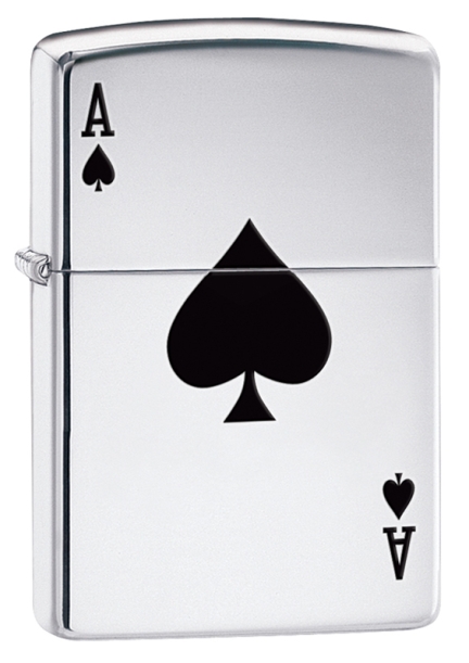 Зажигалка ZIPPO Сlassic с покрытием High Polish Chrome, латунь/сталь, серебристая, 38x13x57 мм (Изображение 1)