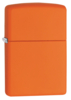 Зажигалка ZIPPO Classic с покрытием Orange Matte, латунь/сталь, оранжевая, матовая, 38x13x57 мм (Изображение 1)