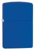 Зажигалка ZIPPO Classic с покрытием Royal Blue Matte, латунь/сталь, синяя, матовая, 38x13x57 мм (Изображение 1)