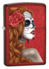 Зажигалка ZIPPO Classic с покрытием Candy Apple Red™, латунь/сталь, красная, глянцевая, 38x13x57 мм (Изображение 1)