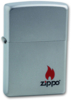 Зажигалка ZIPPO с покрытием Satin Chrome™, латунь/сталь, серебристая, матовая, 38x13x57 мм (Изображение 1)
