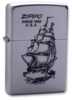 Зажигалка ZIPPO Boat-Zippo, с покрытием Satin Chrome™, латунь/сталь, серебристая, 38x13x57 мм (Изображение 1)