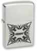 Зажигалка ZIPPO Tattoo Design, с покрытием Satin Chrome™, латунь/сталь, серебристая, 38x13x57 мм (Изображение 1)