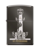 Зажигалка ZIPPO Ростральная колонна, с покрытием Black Ice®, латунь/сталь, чёрная, 38x13x57 мм (Изображение 1)
