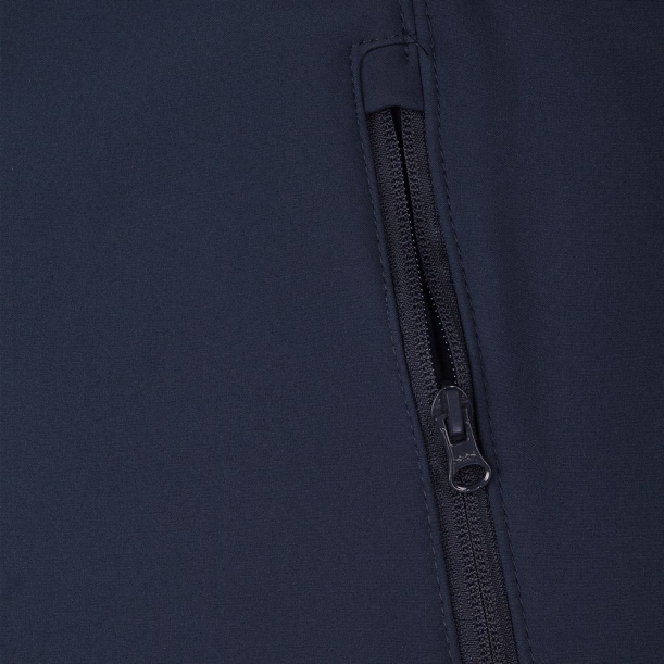 Куртка мужская Hooded Softshell темно-синяя, размер S (Изображение 5)