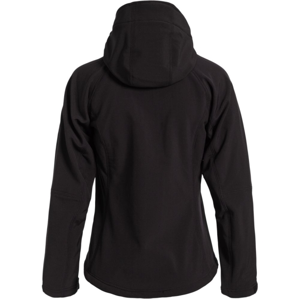 Куртка женская Hooded Softshell черная, размер L (Изображение 3)