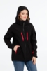Куртка-трансформер женская Matrix черная с красным, размер S (Изображение 11)