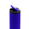 Термокружка с двойной металлической стенкой Rolly, софт-тач, синий (Изображение 3)