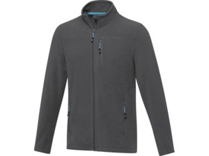 Куртка флисовая Amber мужская из переработанных материалов (серый) L