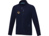 Куртка флисовая Amber мужская из переработанных материалов (темно-синий) 3XL (Изображение 4)