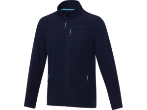 Куртка флисовая Amber мужская из переработанных материалов (темно-синий) 3XL