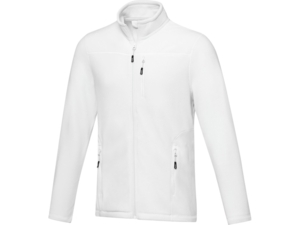 Куртка флисовая Amber мужская из переработанных материалов (белый) L