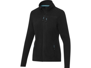 Куртка флисовая Amber женская из переработанных материалов (черный) S