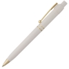 Ручка шариковая Raja Gold, белая (Изображение 2)