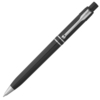 Ручка шариковая Raja Chrome, черная (Изображение 3)