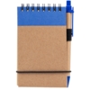 Блокнот на кольцах Eco Note с ручкой, синий (Изображение 1)