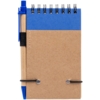 Блокнот на кольцах Eco Note с ручкой, синий (Изображение 2)