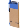 Блокнот на кольцах Eco Note с ручкой, синий (Изображение 3)