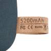 Внешний аккумулятор Pebble 5200, серо-синий (Изображение 3)