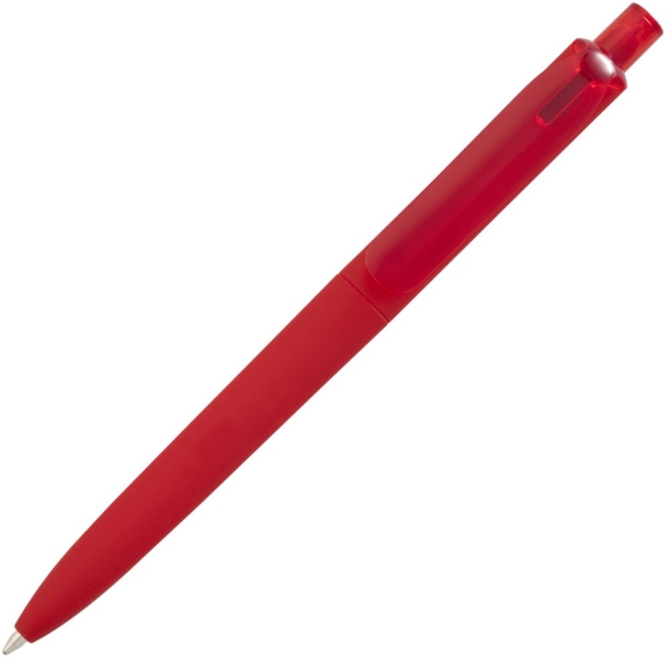 Ручка шариковая Prodir DS8 PRR-Т Soft Touch, красная (Изображение 2)