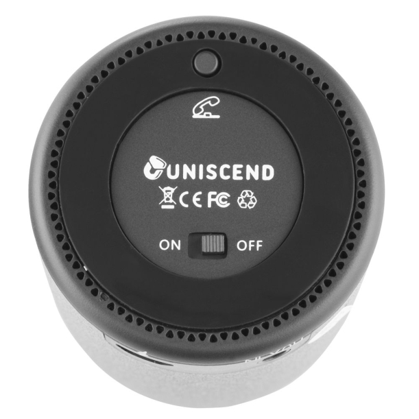 Беспроводная колонка Uniscend Grinder, серая (Изображение 4)