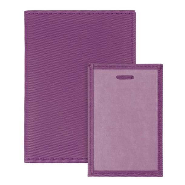 Обложка для автодокументов Twill, сиреневая (Изображение 3)