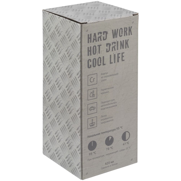 Термостакан Hard Work, вакуумный (Изображение 7)