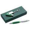 Набор Notes: ручка и флешка 8 Гб, зеленый (Изображение 1)