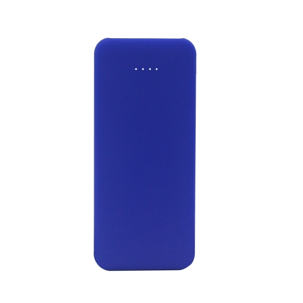 Внешний акккумулятор Arrida 5000mAh, с покрытием "Baby skin”, синий (Изображение 2)