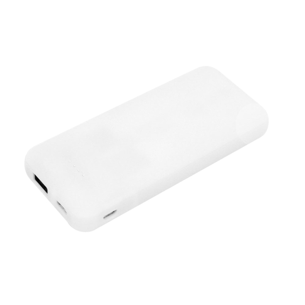 Внешний акккумулятор Arrida 5000mAh, с покрытием "Baby skin”, белый (Изображение 1)