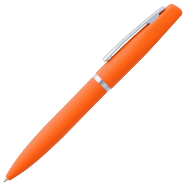 Ручка шариковая Bolt Soft Touch, оранжевая (Изображение 2)