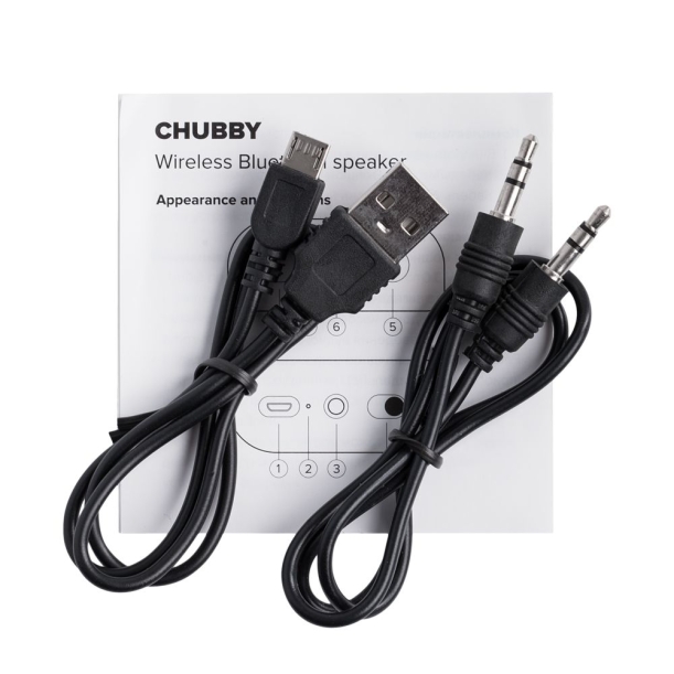 Беспроводная колонка Chubby, черная (Изображение 7)