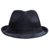 Шляпа Gentleman, черная с черной лентой (Изображение 2)