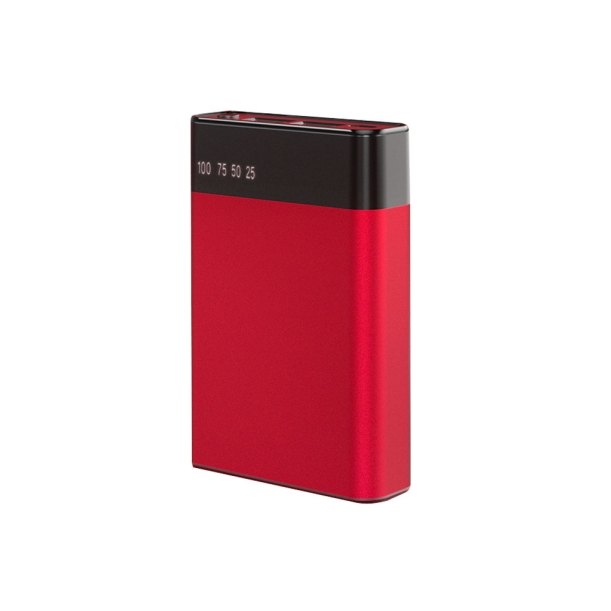 Внешний аккумулятор Apria, 10000 mAh, красный (Изображение 1)